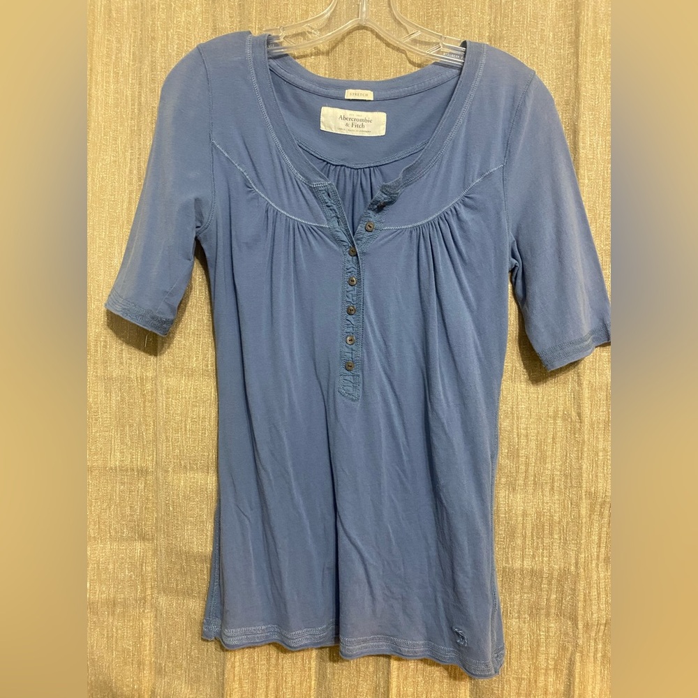 Abercrombie and Fitch blue shirt